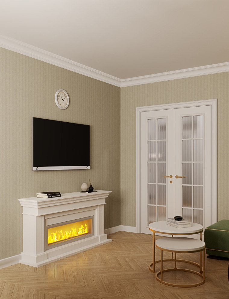 Квартира с камином. ЖК ""Лесная поляна"