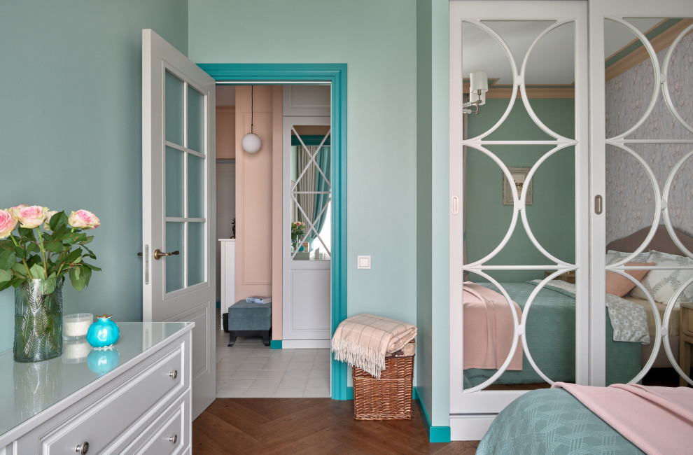 Двухкомнатная квартира с ярким дизайном 65 м2