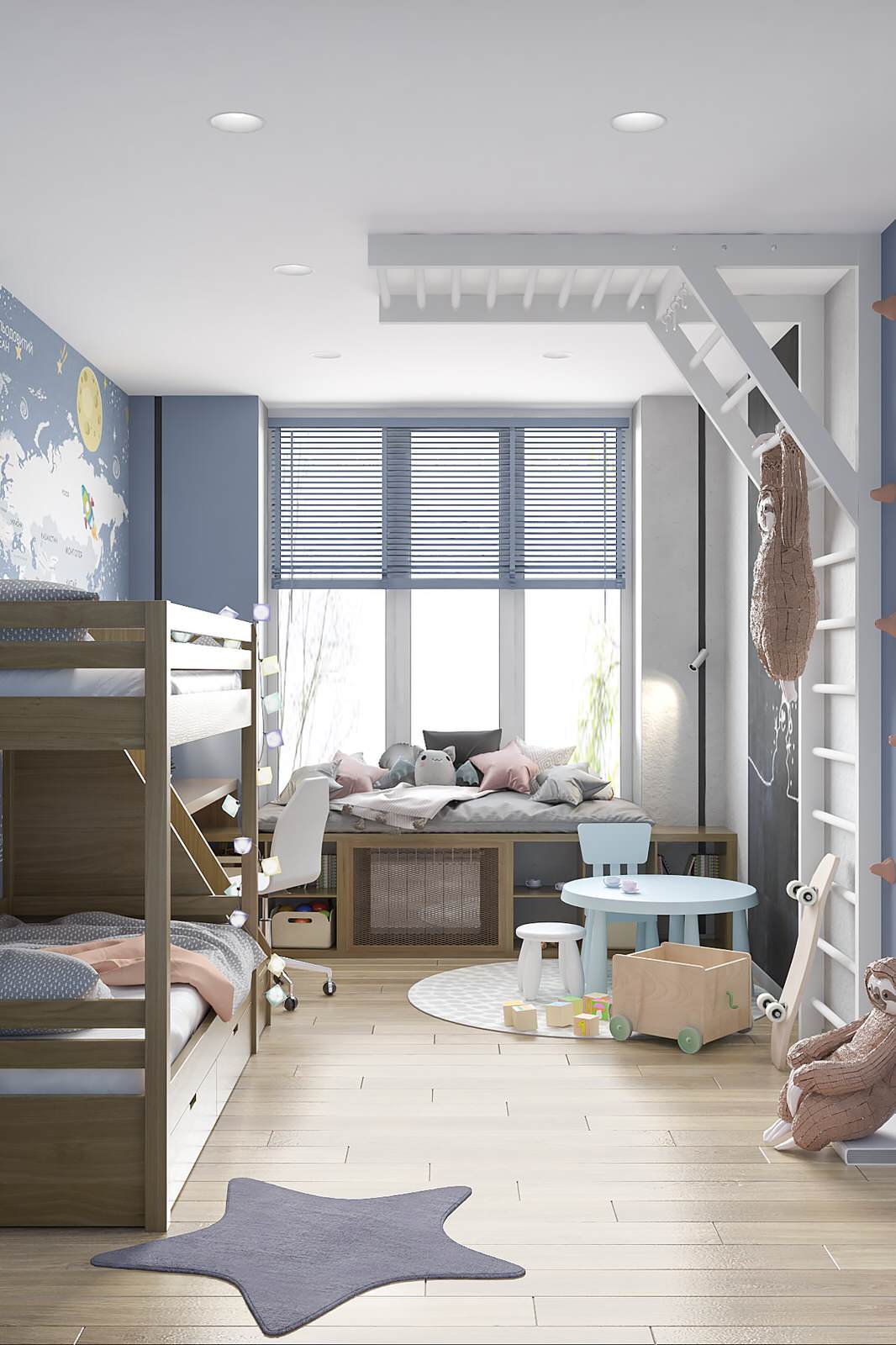 two-painting apartment