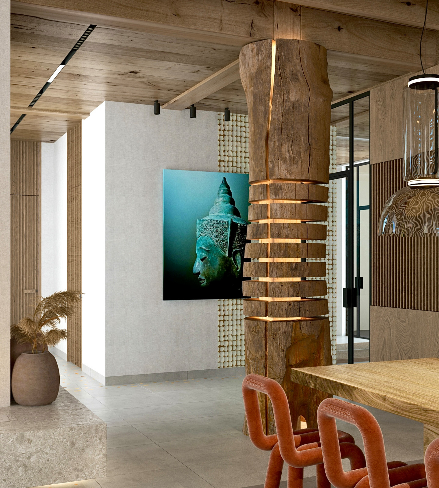 Дизайн проект интерьера загородного дома в Саратове