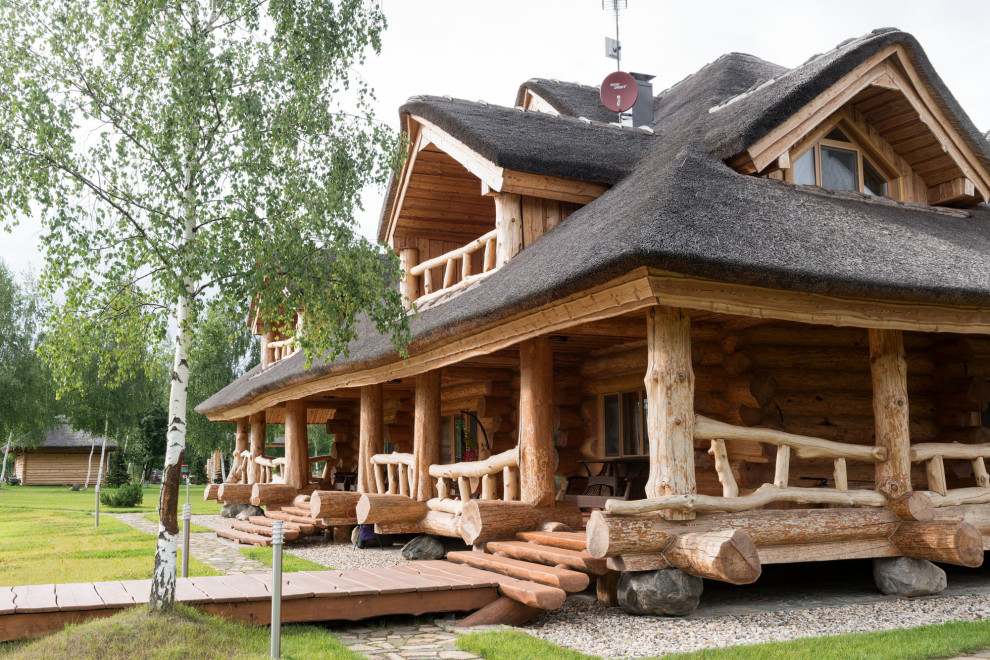 Дом в рустикальном стиле