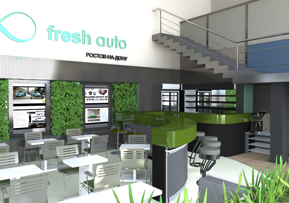 Дизайн интерьера автосалона