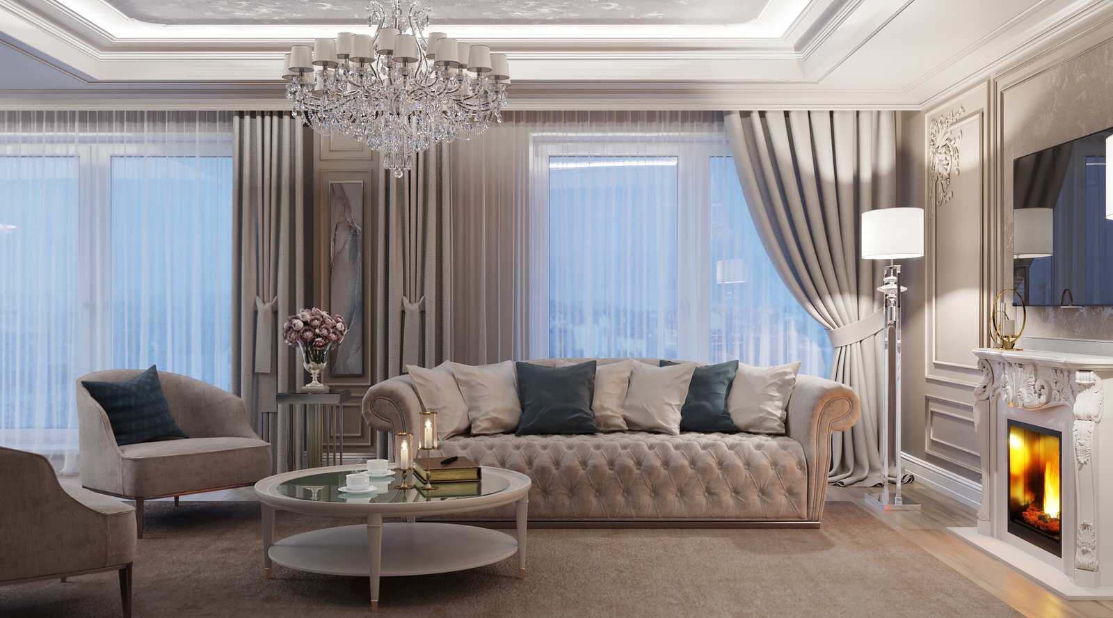 Интерьер в классическом стиле