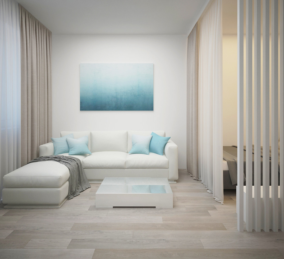 Обложка проекта: Современный минимализм в маленькой квартире