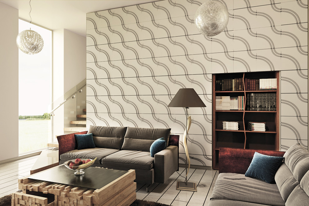 Обложка проекта: 3D Визуализация гостиной в Средиземноморском стиле