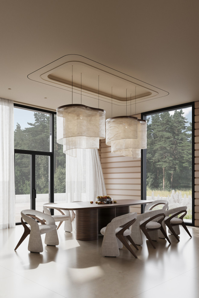 Дом двухэтажный из клееного бруса