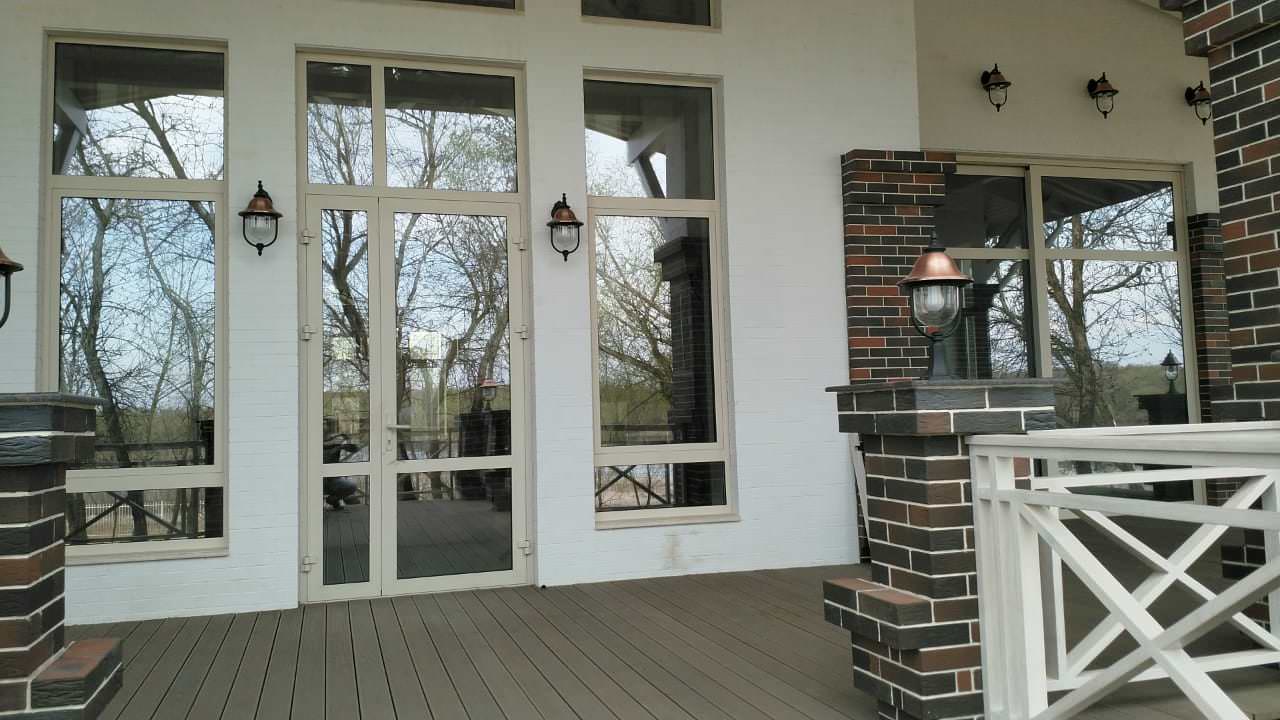 Остекление частного дома