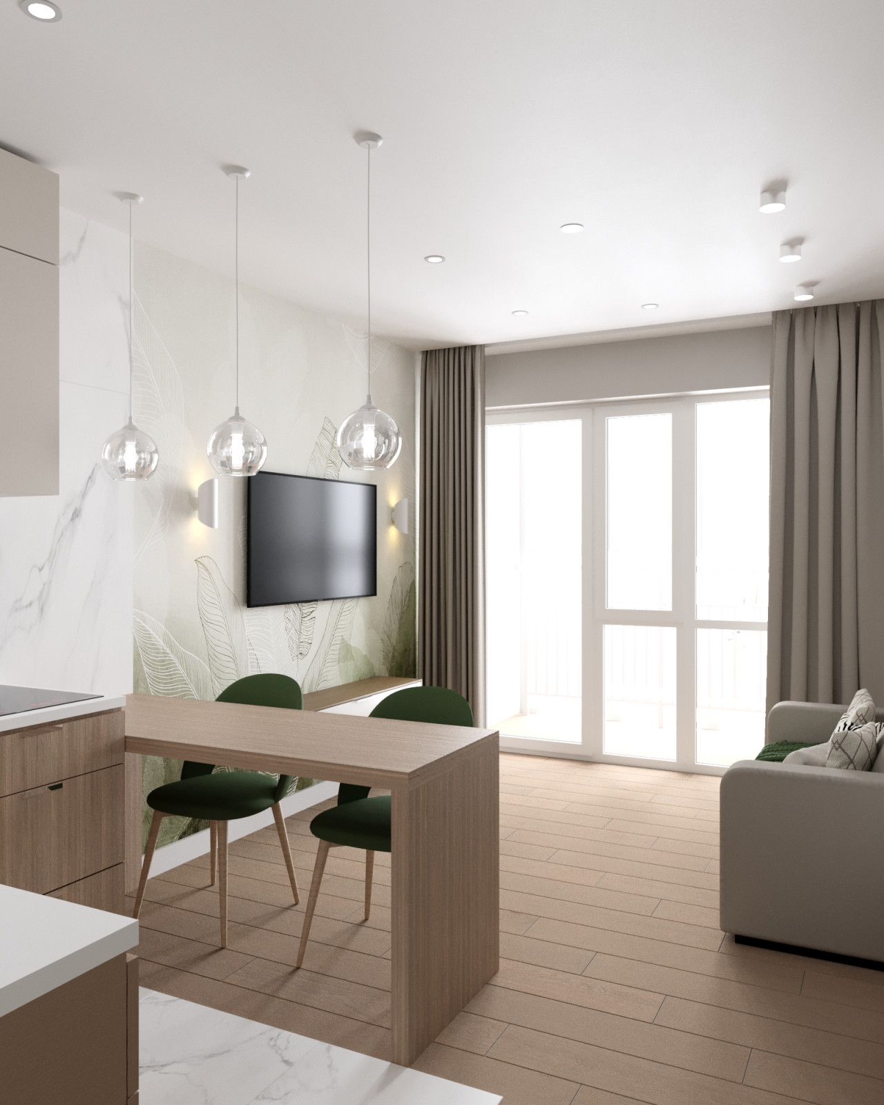 Студия для летнего отдыха в Анапе