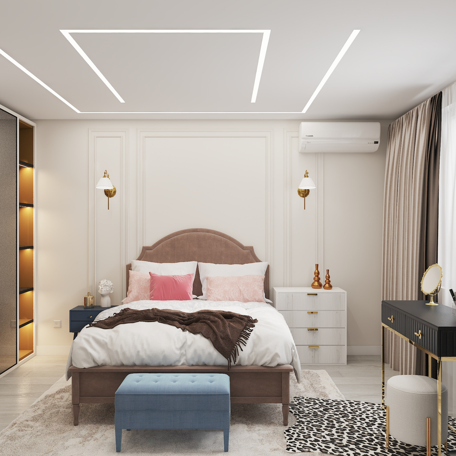 Проект квартиры с яркими акцентами