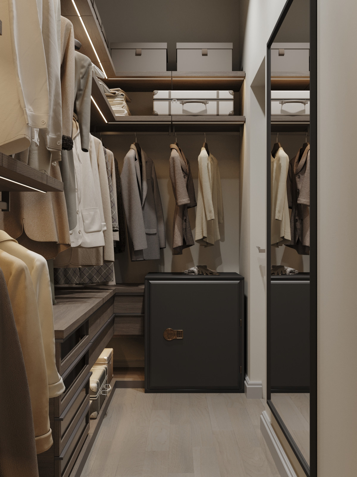 Современный проект квартиры 116 м² для семейной пары