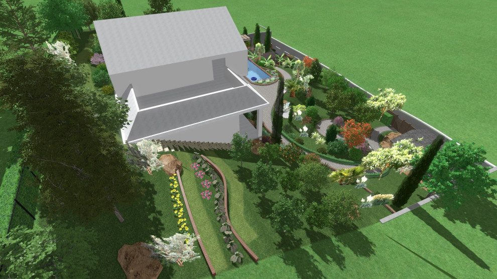 Приусадебный участок индивидуального жилого дома