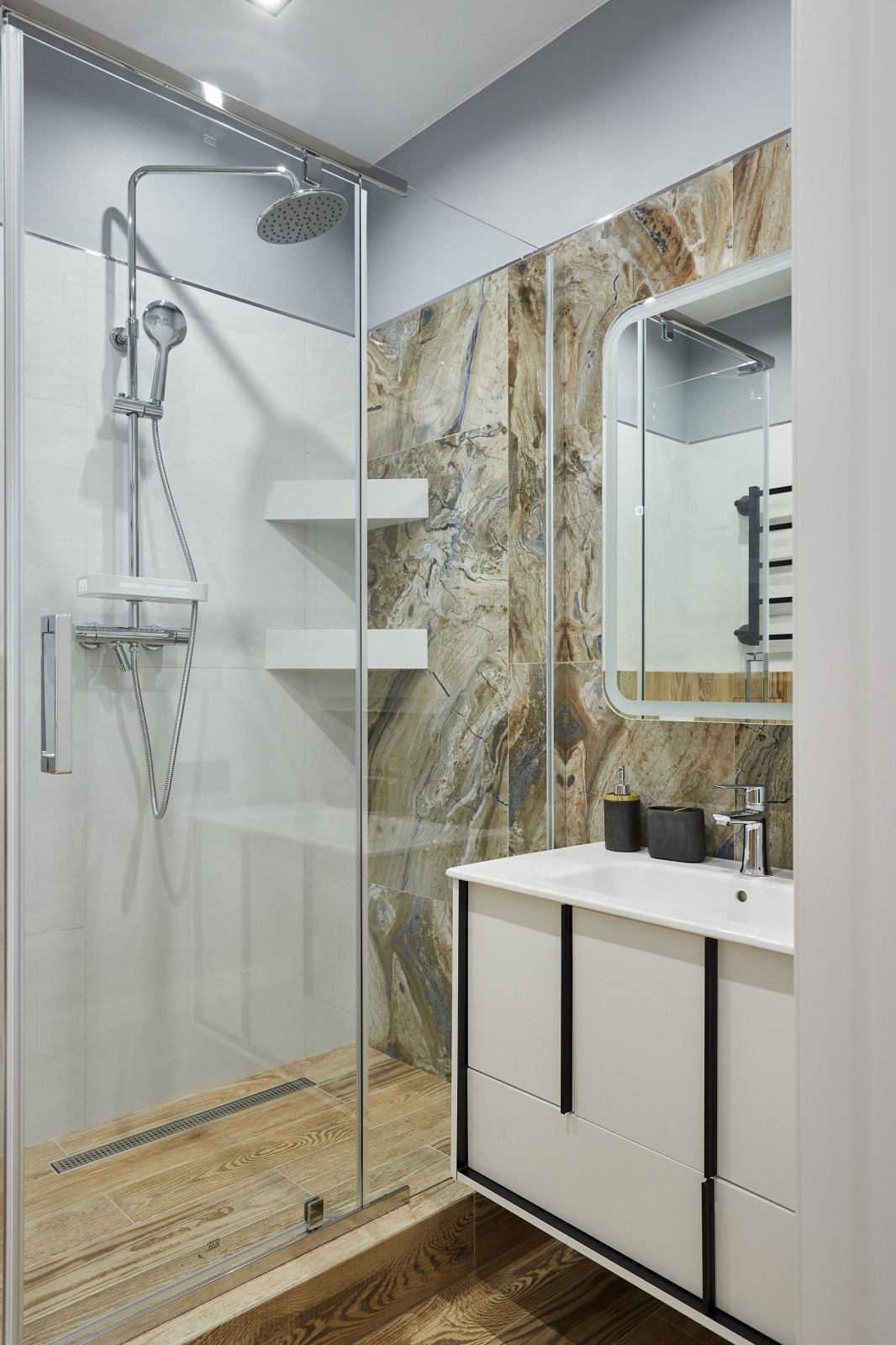 Обложка проекта: Санузел в реализованном проекте квартиры ЖК 7 Континент