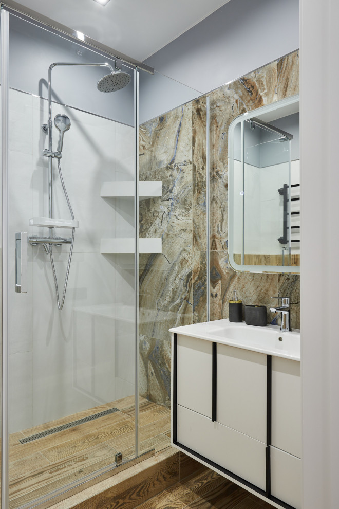 Обложка проекта: Санузел в реализованном проекте квартиры ЖК 7 Континент