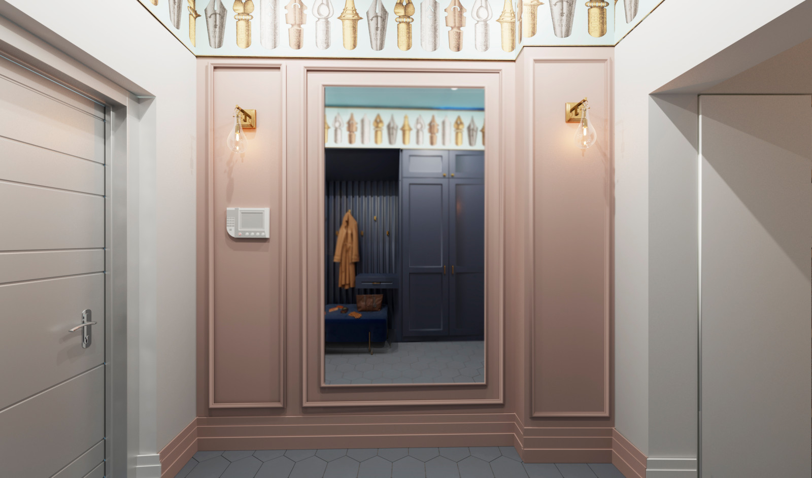 Квартира с потолками 3.4 м для молодой пары