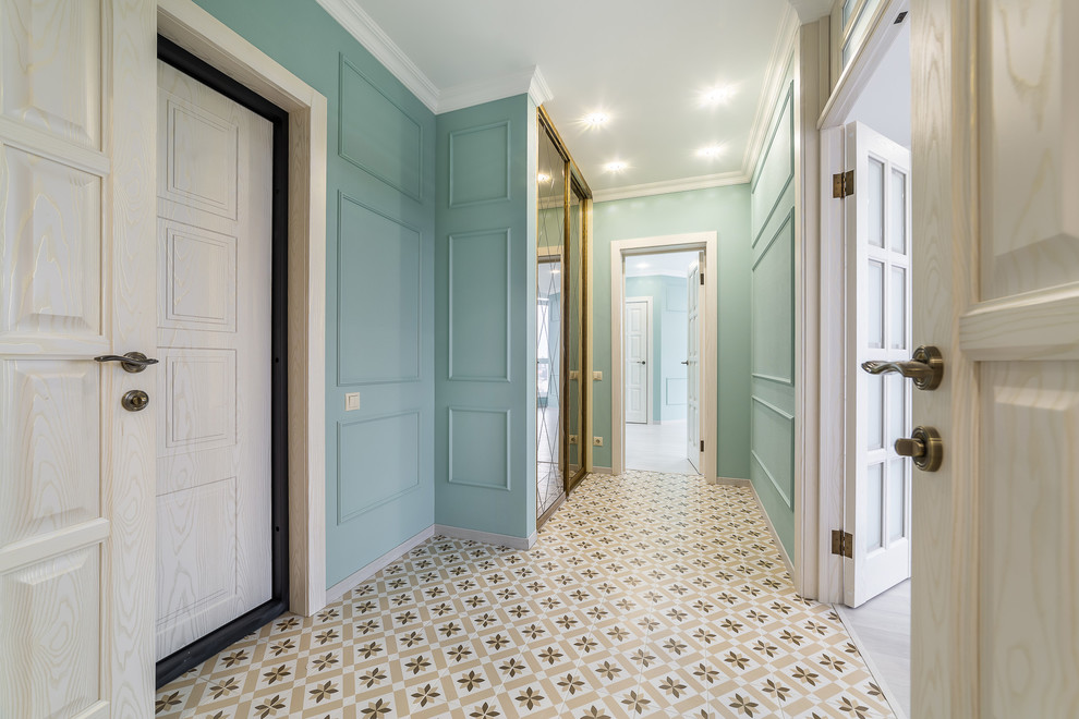 Двух-комнатная квартира в ЖК Раз Два Три (Сочи) в мятных тонах