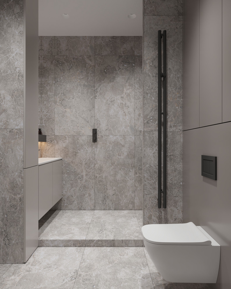 ЖК «Зенит», современный интерьер квартиры, построенный на контрастах