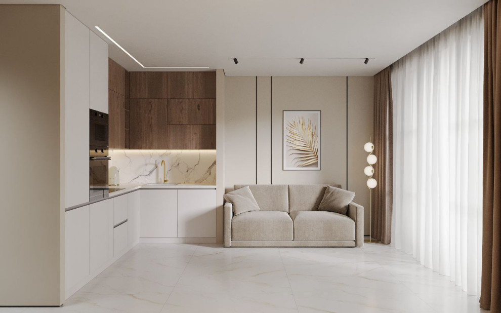 Двухкомнатная квартира для девушки