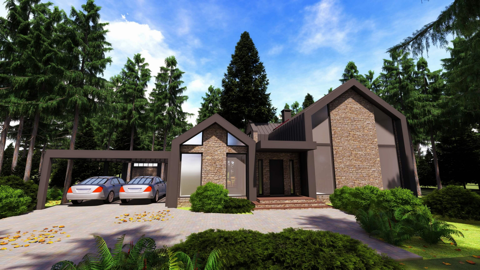 Обложка проекта: Дом в стиле Барнхаус (Barnhouse)