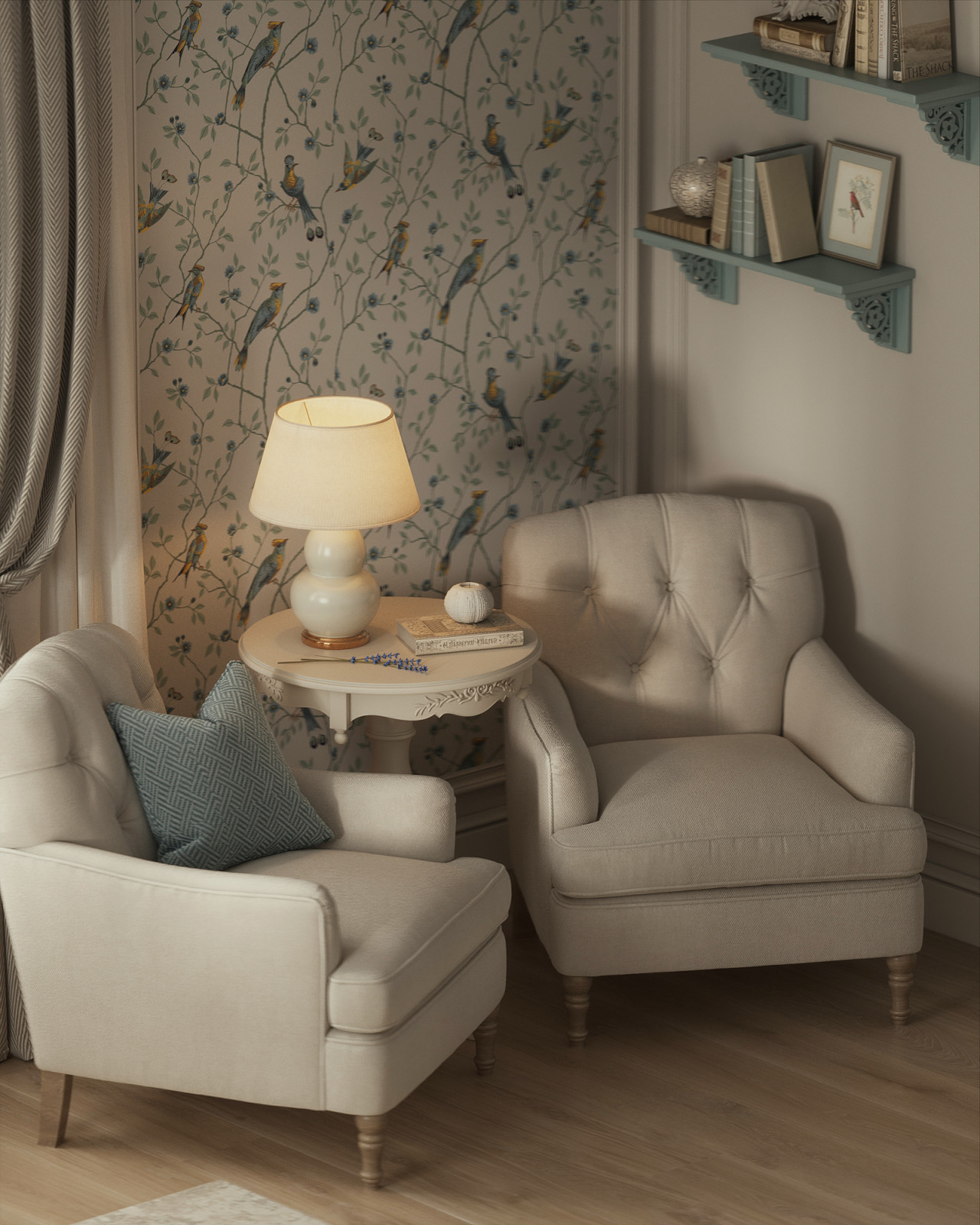 Дом в стиле прованс г. Бирюч (80 кв.м.)