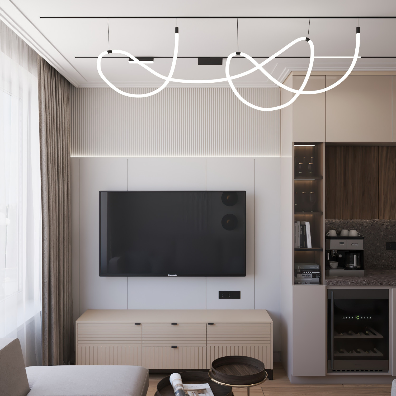 Проект Квартиры 90 м в Клубном Доме VITALITY