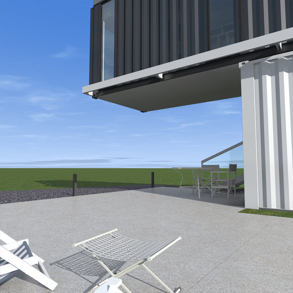 Малый гостевой дом из грузовых морских контейнеров