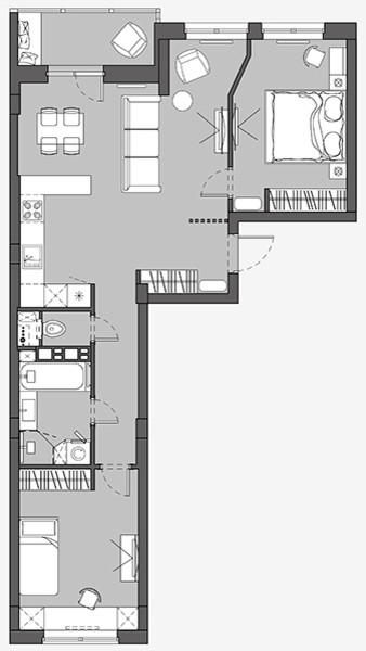 Обложка проекта: Технический дизайн для квартиры в Минске