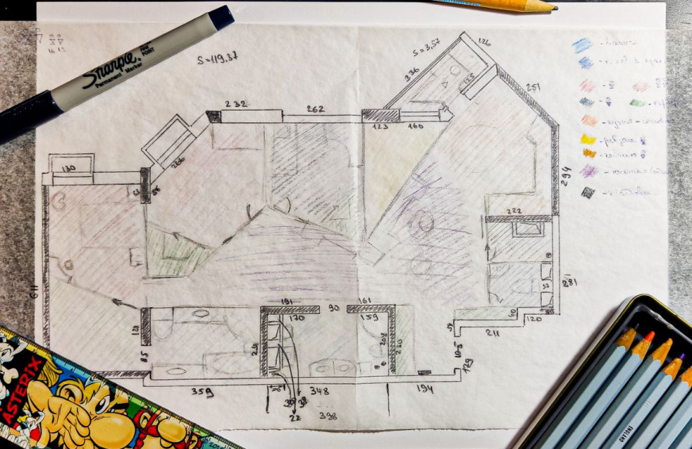 Зонирование_Квартира 120 кв