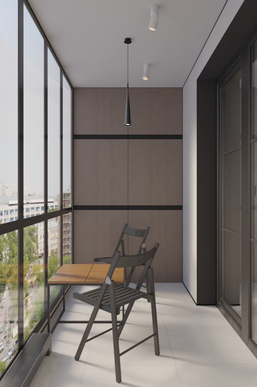 Однокомнатная квартира в стиле минимализм