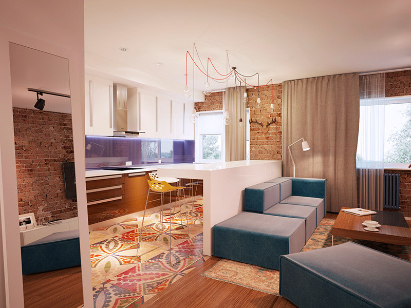 Холостяцкий лофт