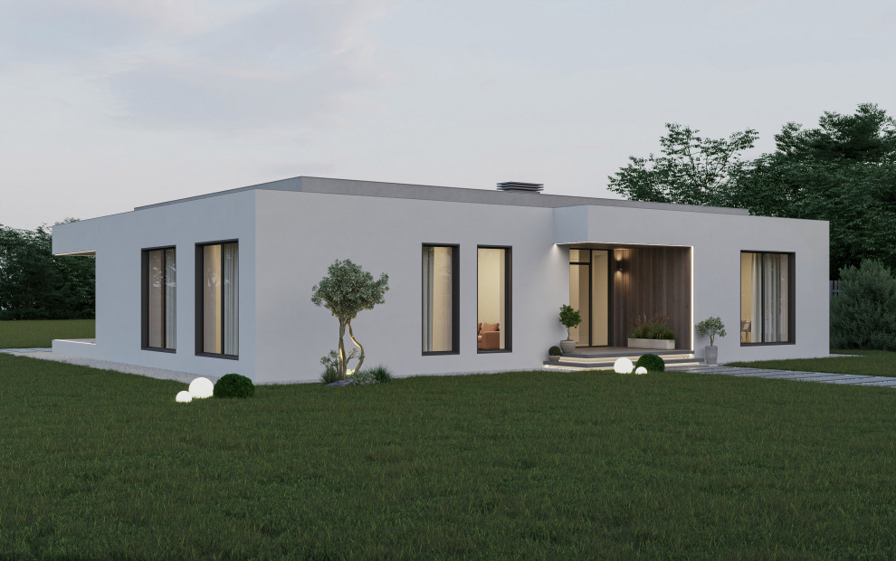 Главный фасад дома