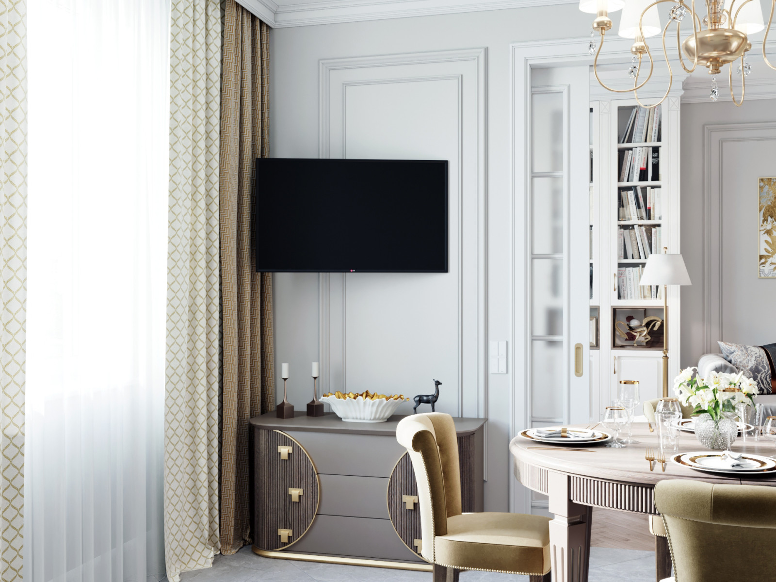 Квартира в Коммунарке "Светлая меланхолия" - 76,75 кв.м.