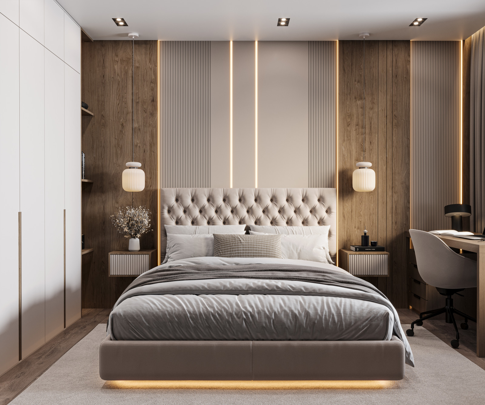 Дизайн проект интерьера  level Нагатинский