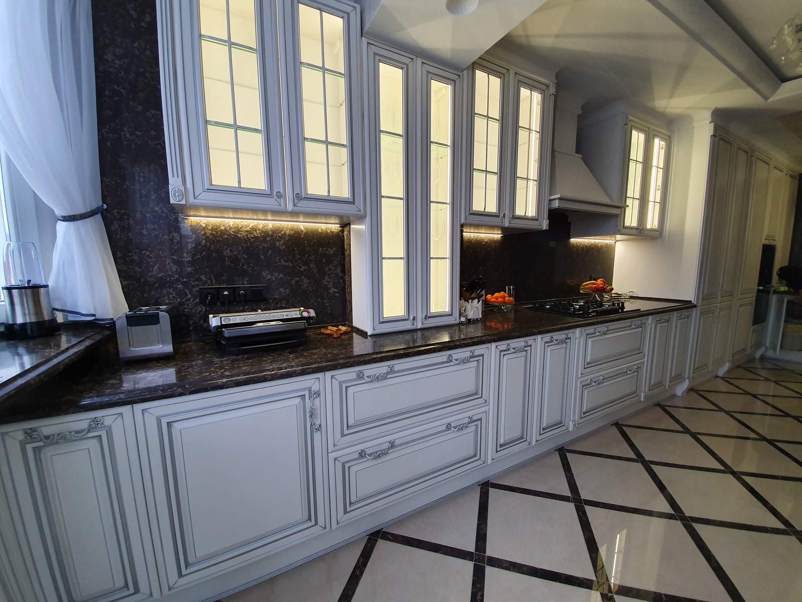 Обложка проекта: Кухня в классическом стиле, ул. Мередианная, г. Казань