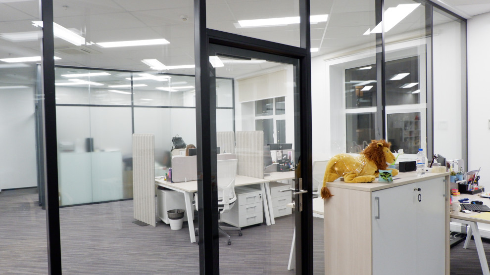 Перегородки Nayada для компании ООО «АМ-интеллектуальные технологи