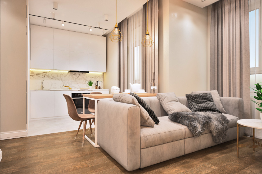 Однокомнатная квартира в современном стиле