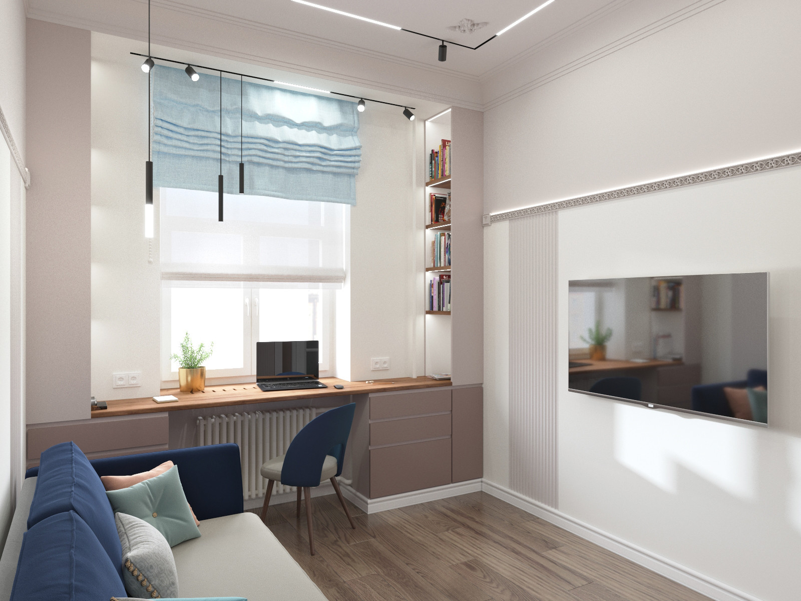 Квартира в лаконичной классике