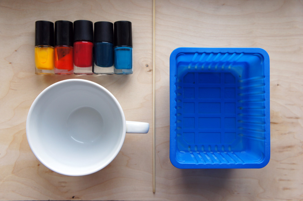 DIY: Эффект марморирования подручными средствами