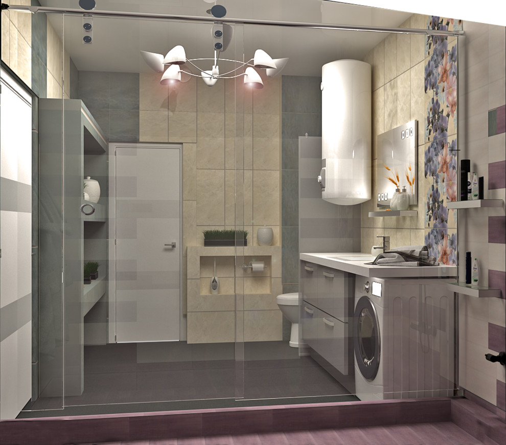 Обложка проекта: Дизайн ванной комнаты