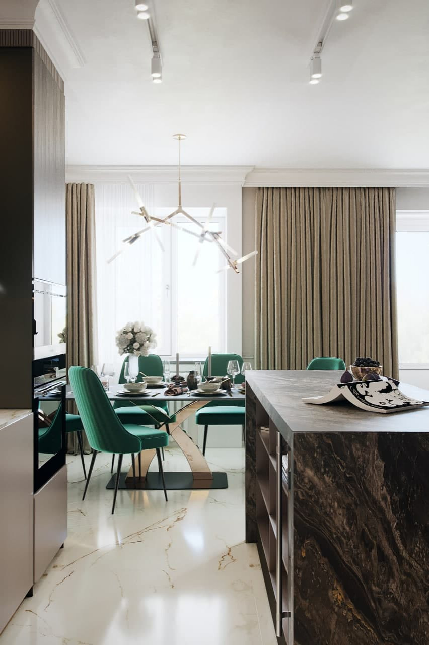 ЖК Метрополия, 3 комнаты, 111 м²