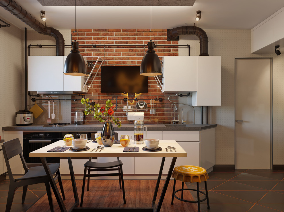 Кухня в стиле ЛОФТ