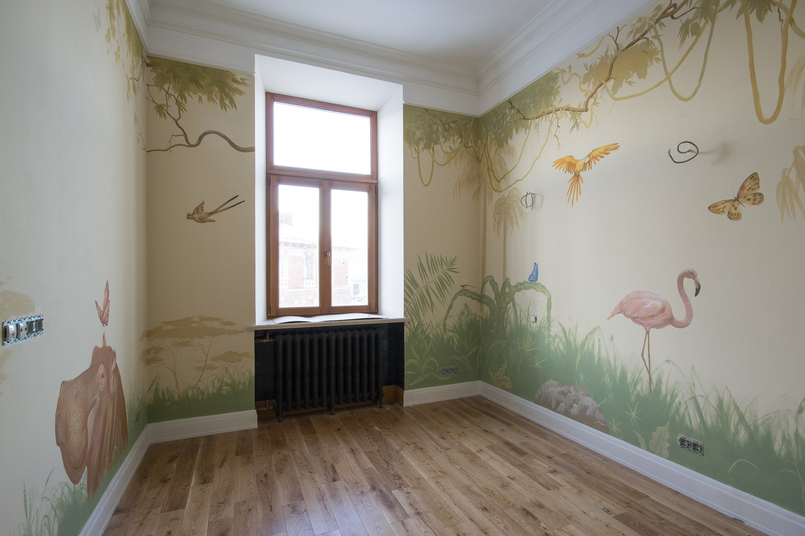 Роспись детской Джунгли / Mural in the children's room