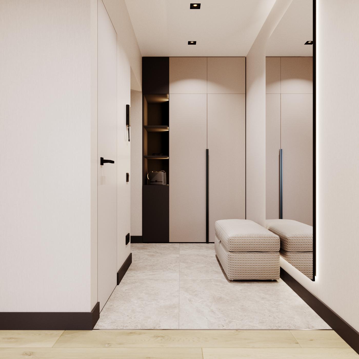 Минимализм в квартире на Басаргина