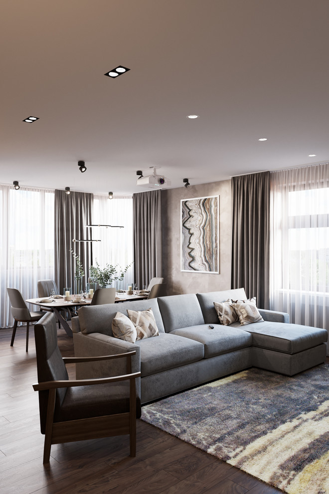 Квартира 140 кв.м. в современном стиле в ЖК Донской Олимп