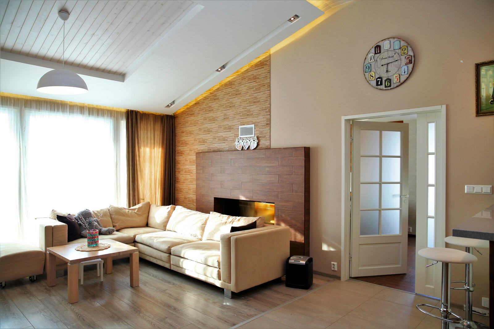 Частный коттедж в Г.Костомукша. Часть реализованного проекта.