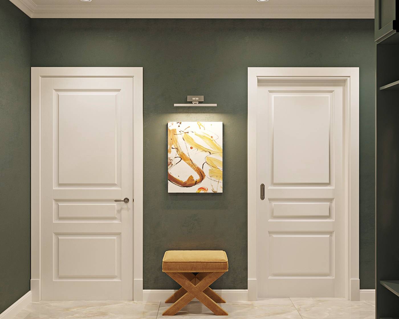 Современный интерьер с классическими элементами