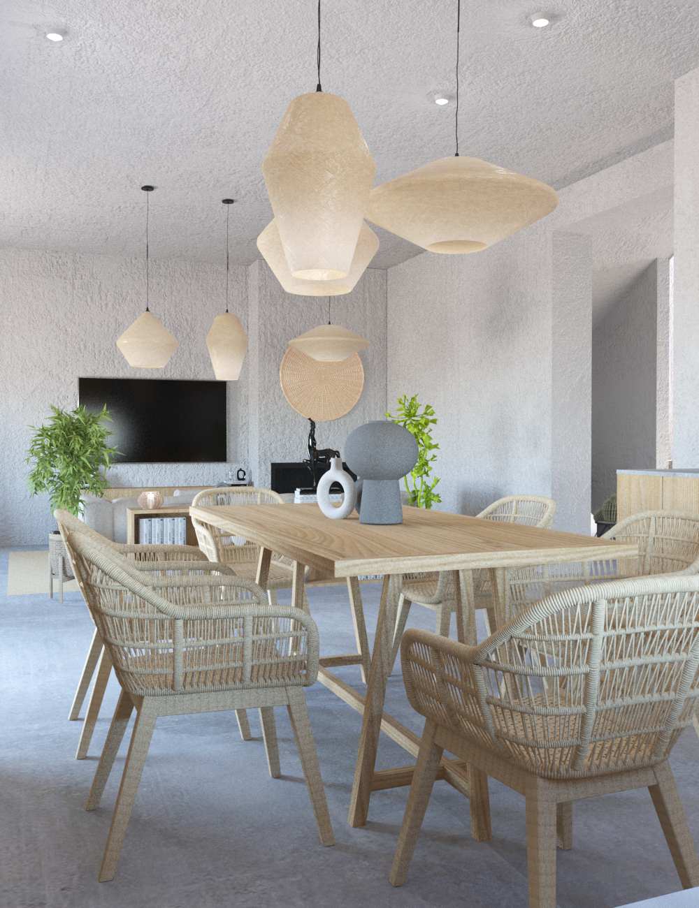 Обложка проекта: Гостиная с элементами экостиля