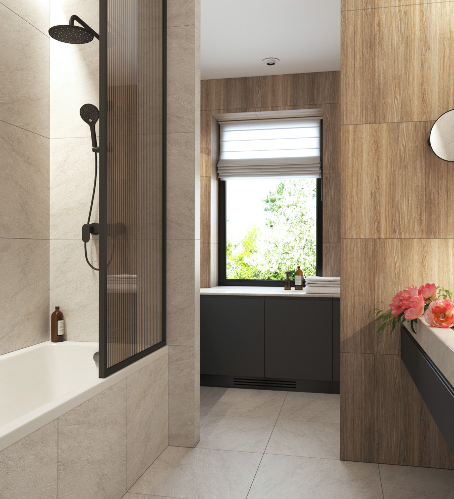 Обложка проекта: Дизайн-проект одноэтажного дома 140 кв.м, г.Тверь