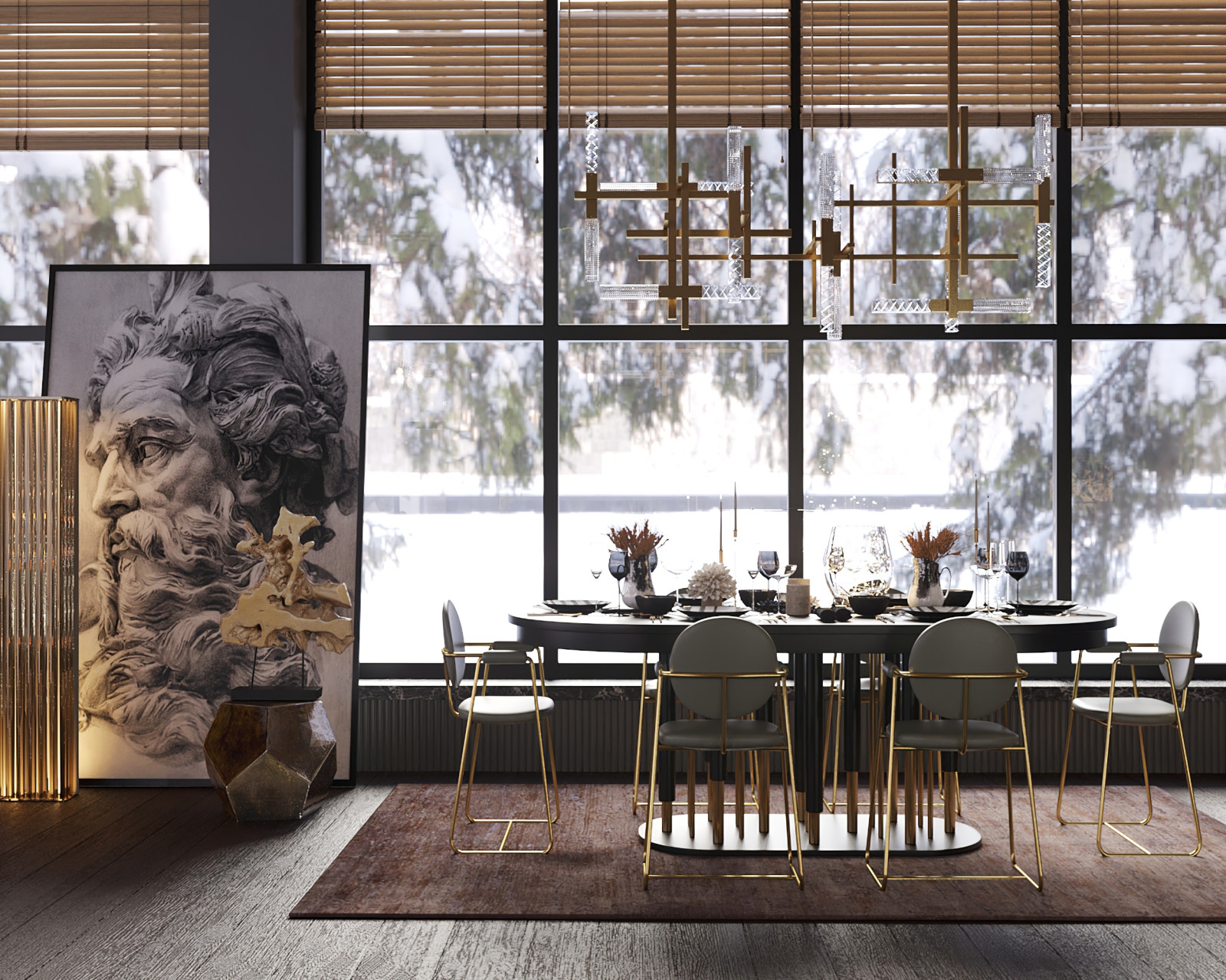 Дизайн интерьера в КП Сосновый Бор село Нижний Ольшанец, Белгородский район