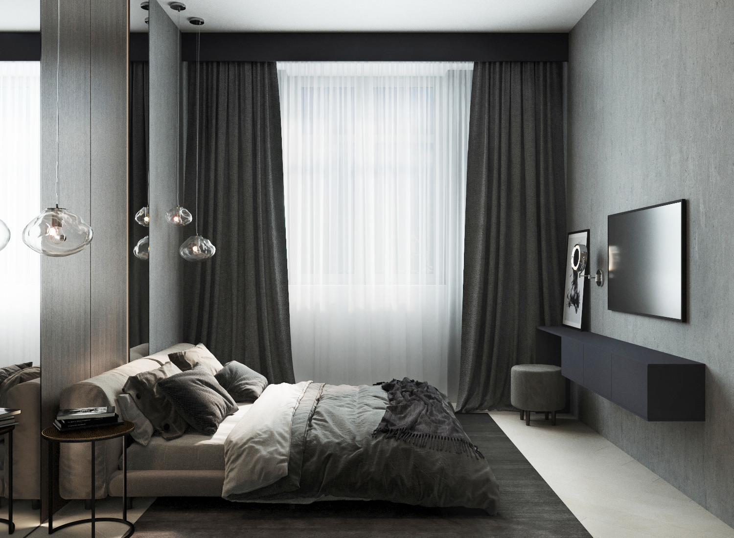 Дизайн-проект квартиры в тиле лофт