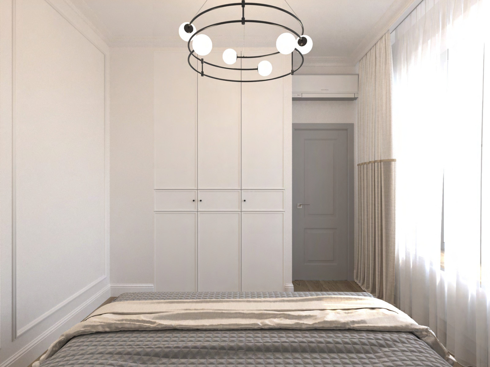 Дизайн проект ЖК Серебряный Фонтан 78м2